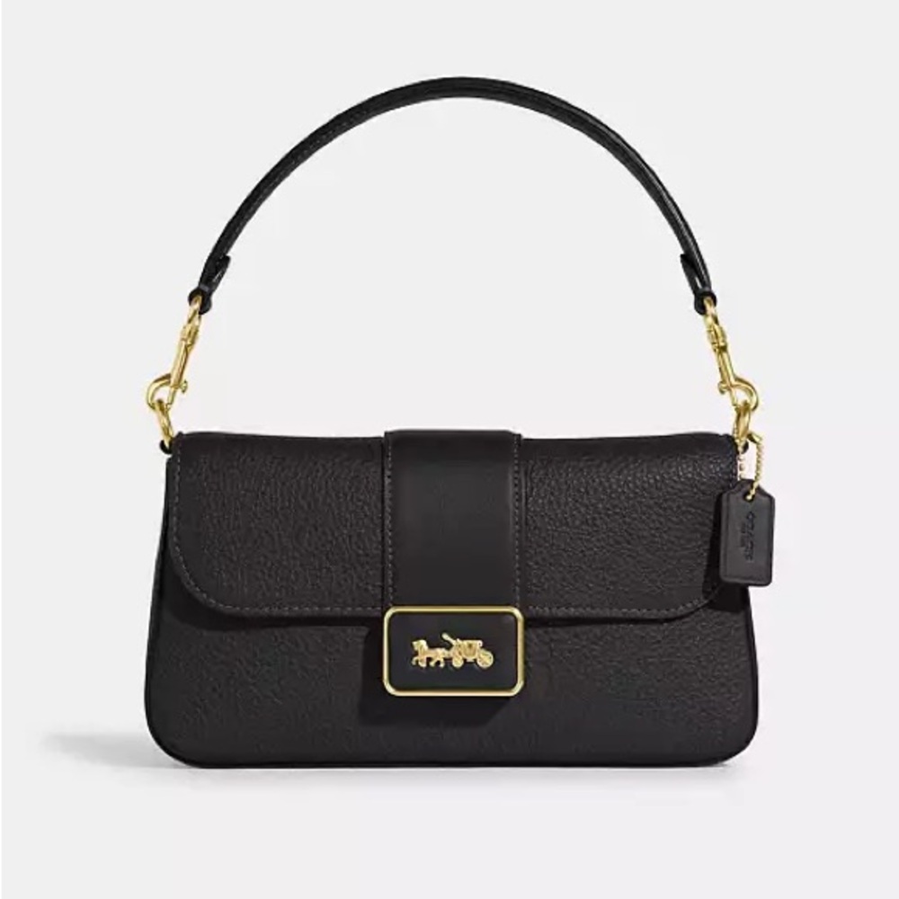 Coach Gold/Black Mini Grace Bag